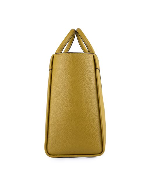 Borsa a mano media effetto pelle curry Elisabetta Franchi | BS07A51E2DC6